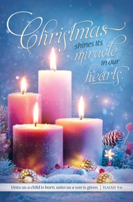 Christmas Shines (Isaiah 9:6, KJV) Bulletins, 100 - Christianbook.com