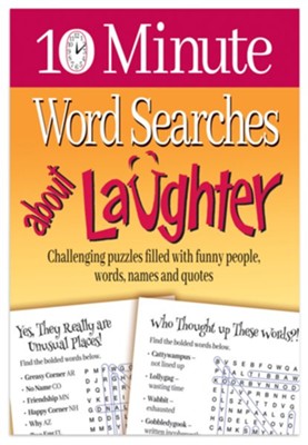 10 Minute Word Searches About Laughter  - 