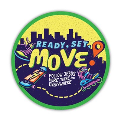 Ready, Set, Move! Self Inking Stamps (pkg. of 5) 