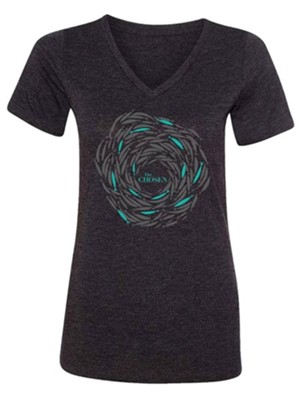Against the Current, Woman's Shirt, Black Heather, Small  - 