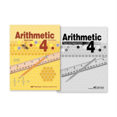 Abeka Grade 4 Homeschool Child Arithmetic Kit   - 