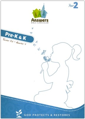 Answers Bible Curriculum, Year 2, Quarter 4 Pre-K & K Teacher Kit with Student Sheets  -     By: Answers in Genesis
