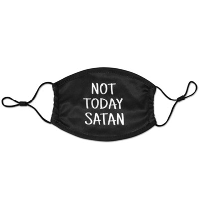 Adult Not Today Satan Faith Mask  - 