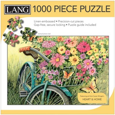 Bicycle Bouquet, 1000 Piece Jigsaw Puzzle  -     By: Susan Winget
