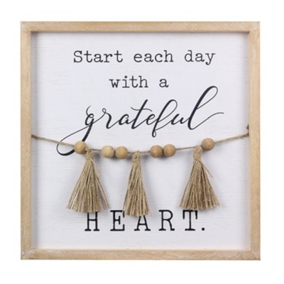 13++ Most Start each day with a grateful heart wall art images information