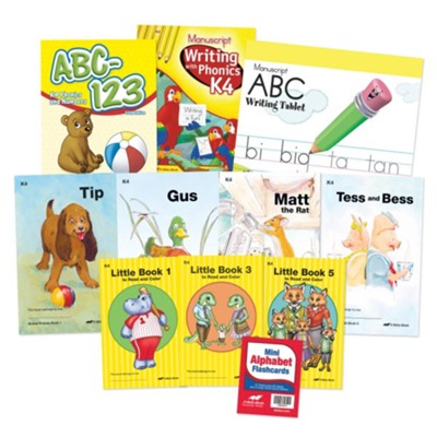 Abeka K4 Homeschool Child Full-Grade Kit (Manuscript  Edition)  - 