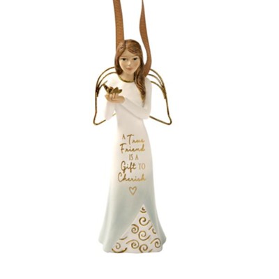 A True Friend Angel Ornament  -     By: Comfort Collection
