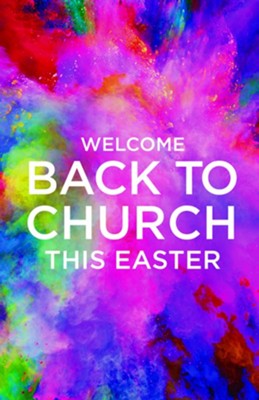 Back to Church Easter Bulletins, 100  - 