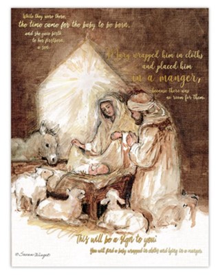 Away In A Manger, Box of 18 Christmas Cards  -     By: Susan Winget
