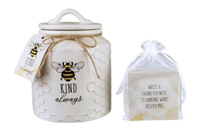 Bee Kind Always Ceramic Prayer Jar  - 