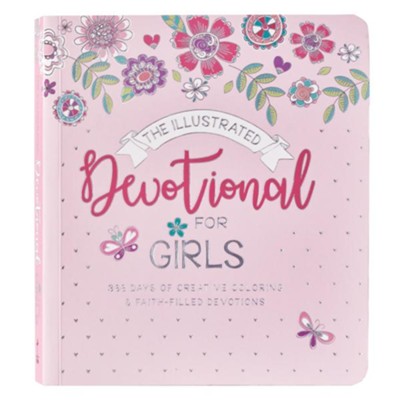 Illustrated Devotional For Girls, Creative By Design, Coloring Book  - 