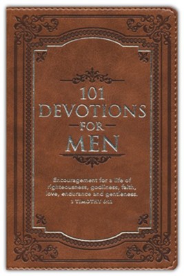 101 Devotions For Men (Faux Leather)  - 