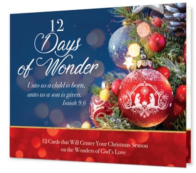 12 Days of Wonder Inspirational Cards, 12 Cards  - 