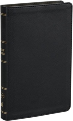 KJV Minister's Bible--imitation leather, black (red letter edition)  - 