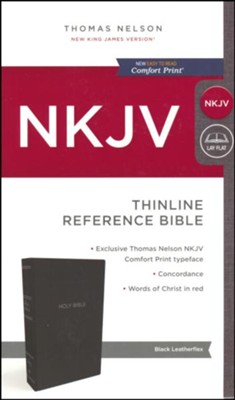 NKJV Comfort Print Thinline Reference Bible