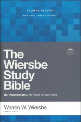 NKJV Wiersbe Study Bible, Hardcover   -     Edited By: Warren W. Wiersbe
