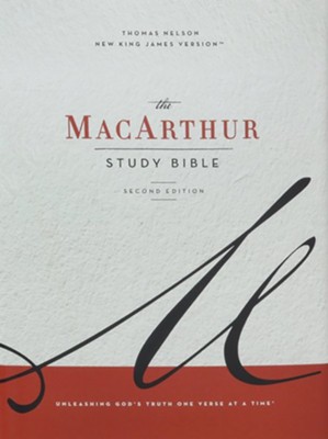 NKJV MacArthur Study Bible, Comfort Print--cloth over  board, navy blue  -     Edited By: John MacArthur
