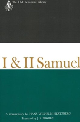 I & II Samuel: Old Testament Library [OTL] (Paperback)   -     By: Hans Wilhelm Hertzberg
