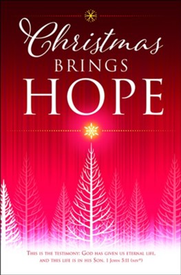 Christmas Brings Hope 1 John 5 11 Niv Bulletins 100 Christianbook Com