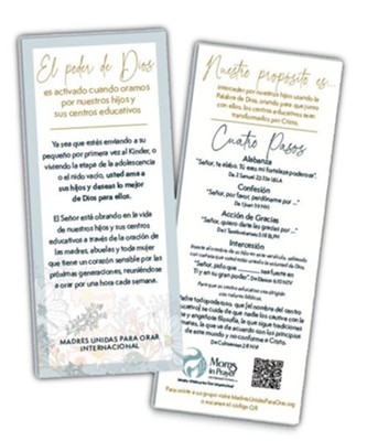 Moms In Prayer Spanish Prayer Cards - Pack Of 25 - Redesigned: Fern 