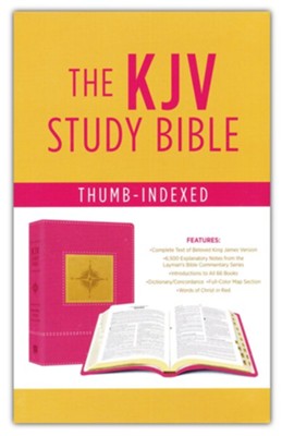 Go-Anywhere KJV Study Bible (Primrose Compass), imitation leather, Thumb-Indexed  -     Edited By: Christopher D. Hudson
