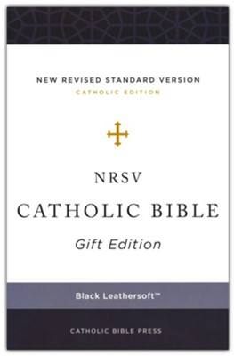 NRSV Catholic Bible, Gift Edition, Comfort Print, Leathersoft, Black  - 