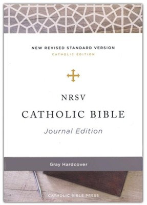 NRSV Catholic Bible, Journal Edition, Comfort Print, Cloth over Board, Gray  - 