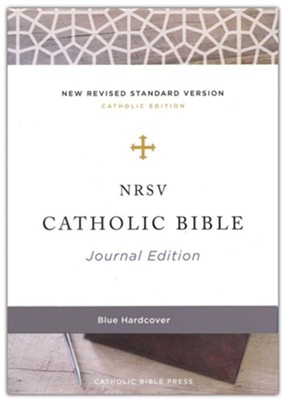 NRSV Catholic Bible, Journal Edition, Comfort Print, Cloth over Board, Blue  - 