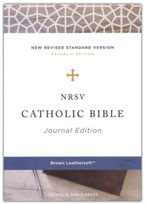 NRSV Catholic Bible, Journal Edition, Comfort Print, Leathersoft, Brown  - 