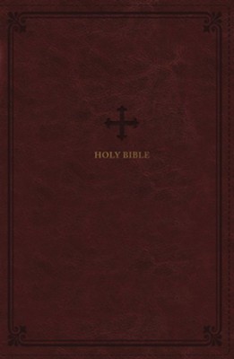 NRSV Catholic Bible, Personal Size, Comfort Print, Leathersoft, Red  - 