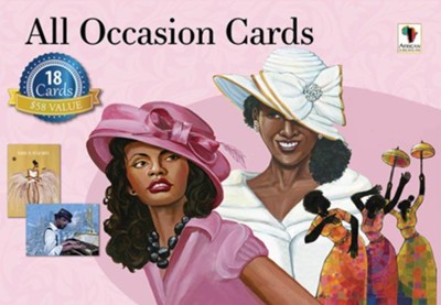 Assorted All Occasion Cards, Box of 18  - 