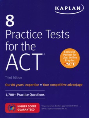 8 Practice Tests for the ACT  - 