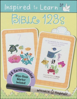 Bible 123s: Wipe-Clean Flash Card Set  - 