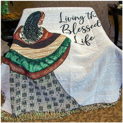 Blessed Life Tapestry Throw  - 