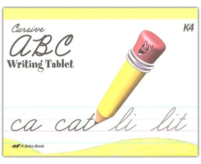 Abeka Cursive ABC Writing Tablet   - 