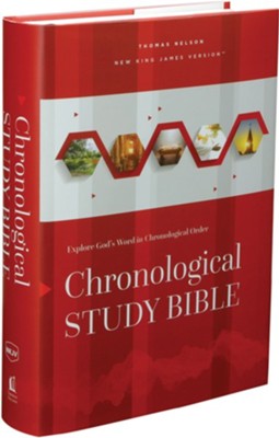 NKJV Chronological Study Bible, Hardcover  - 