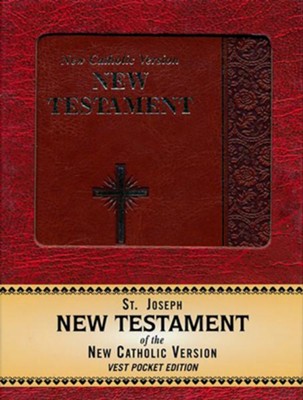 St. Joseph New Testament: New Catholic Version, Imitation Leather, Brown    - 