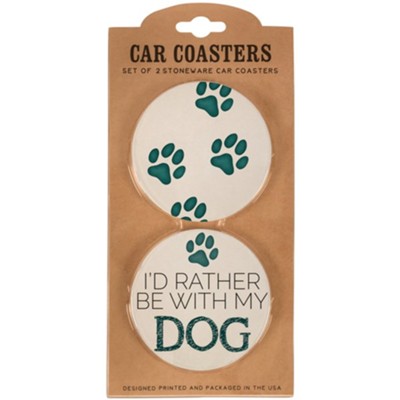 Dog Car Coaster Set  - 