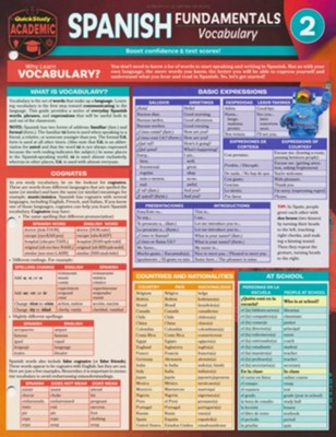 Spanish Fundamentals 2 - Vocabulary (update & expansion): Jennifer ...