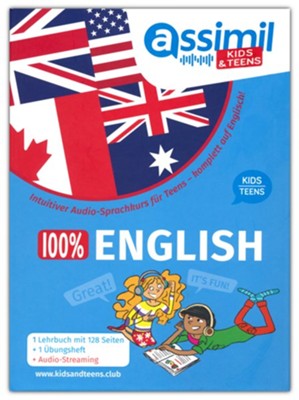 100% ENGLISH +11 Jahre - KIDS & TEENS (Allemand) (English Youth Method 11+ years)  -     By: Nolwena Monnier
