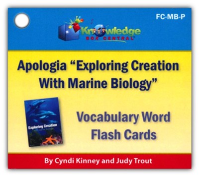 Apologia Exploring Creation With Marine Biology Vocabulary Word Flash Cards  -     By: Cyndi Kinney & Judy Trout
