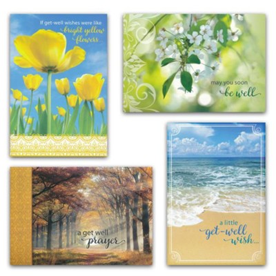 Thoughts Of You, Get Well Cards, Box of 12  - 