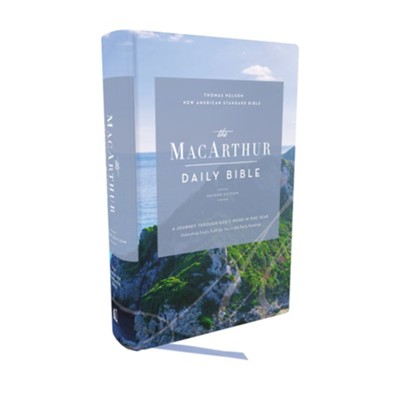 NASB, MacArthur Daily Bible, Hardcover, Comfort Print  -     By: John Macarthur
