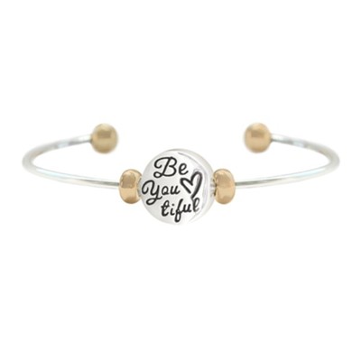 Be You Tiful Bracelet, Two Toned  - 