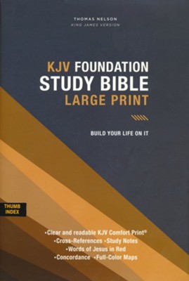 KJV Large-Print Foundation Study Bible