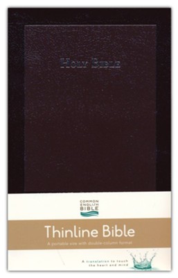 CEB Thinline Bible--bonded Leather, Burgundy: 9781609262235 ...