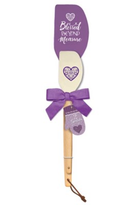 Blessed Beyond Measure Spatula Gift Set, Purple  - 