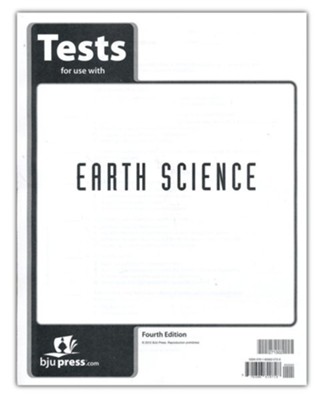 BJU Press Earth Science Grade 8 Test Pack (Fourth Edition ...