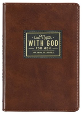 One Minute with God for Men, Faux Leather: 9781642728422 ...