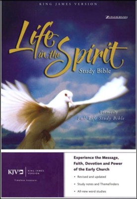 KJV Life in the Spirit Study Bible, Bonded Leather, Black (Previously titled The Full Life Study Bible)  -     By: Bible
